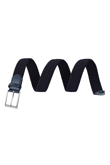 Темно-синий текстильный ремень