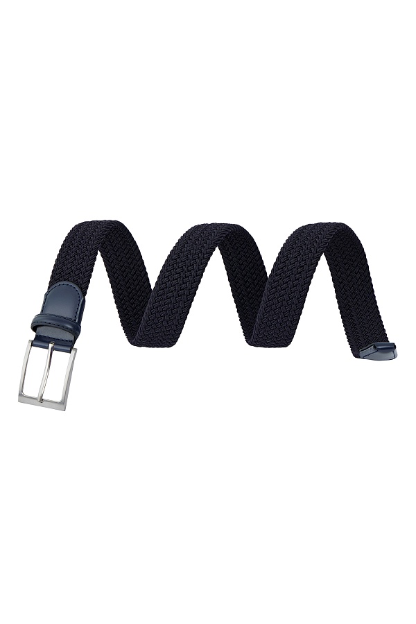 Темно-синий текстильный ремень