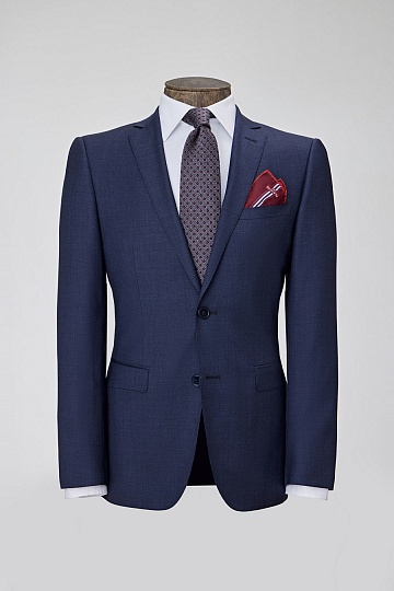 Серо-синий костюм