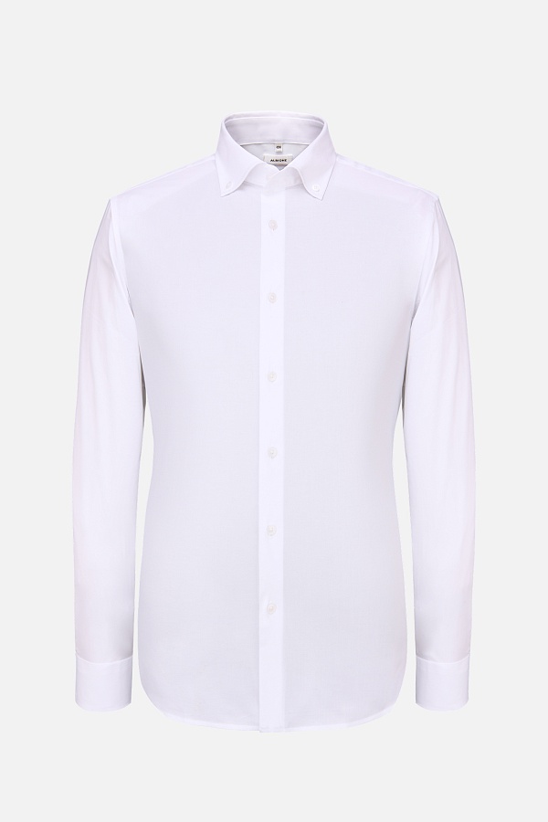 Белая однотонная сорочка