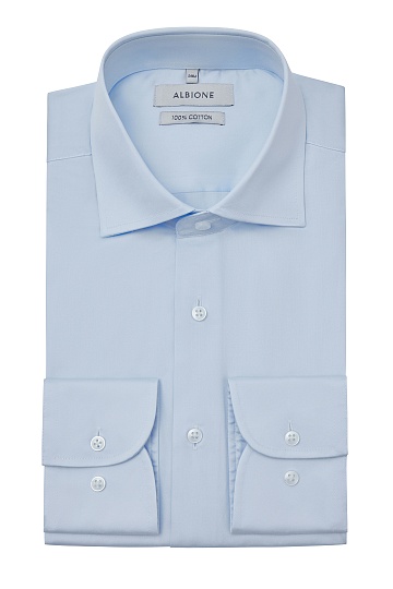 Нежно-голубая сорочка