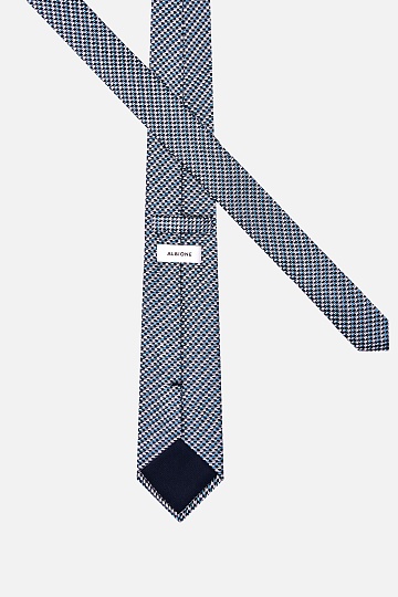 Серый текстурный галстук