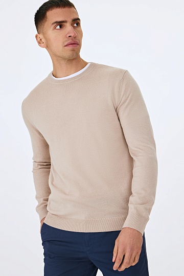 Бежевый джемпер