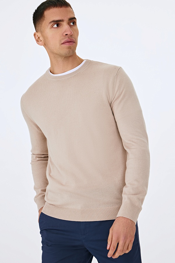 Бежевый джемпер