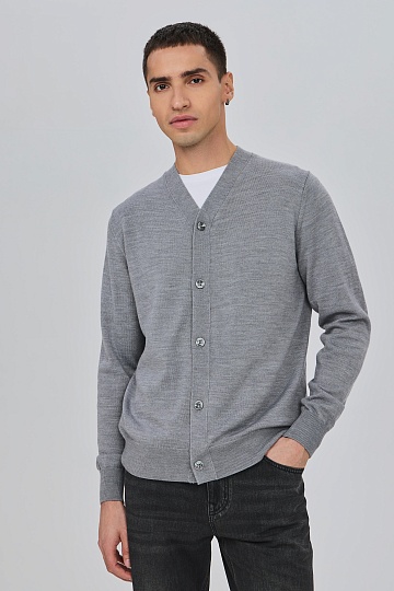 Кардиган серого цвета