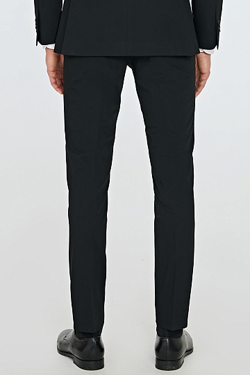 Черные однотонные брюки