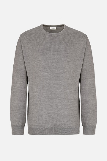 Серый джемпер с эффектом меланж