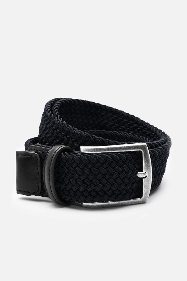 Мягкий ремень черного цвета