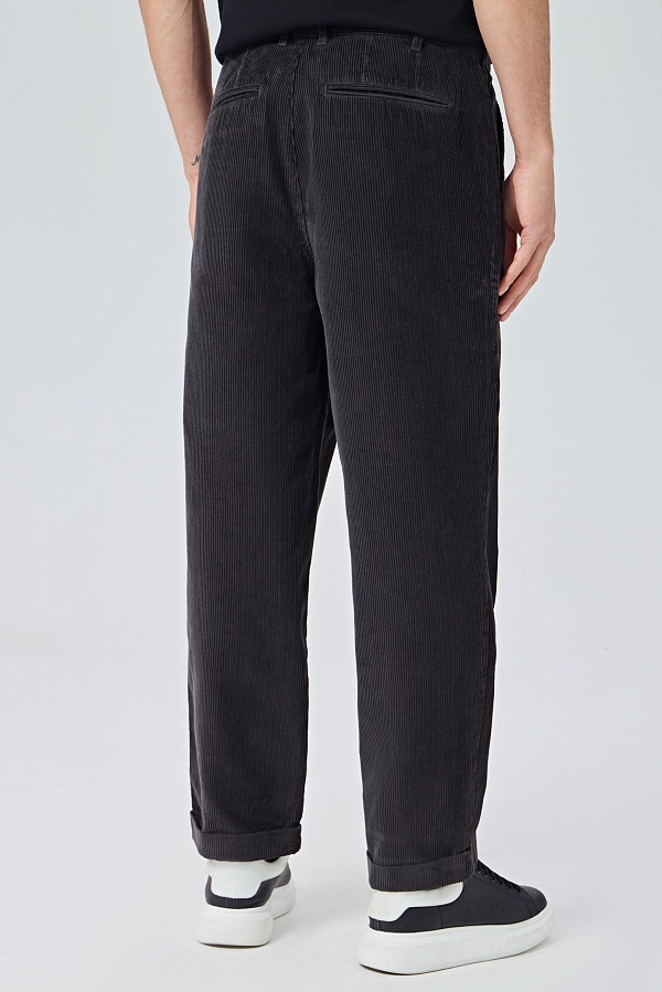 Графитовые вельветовые брюки