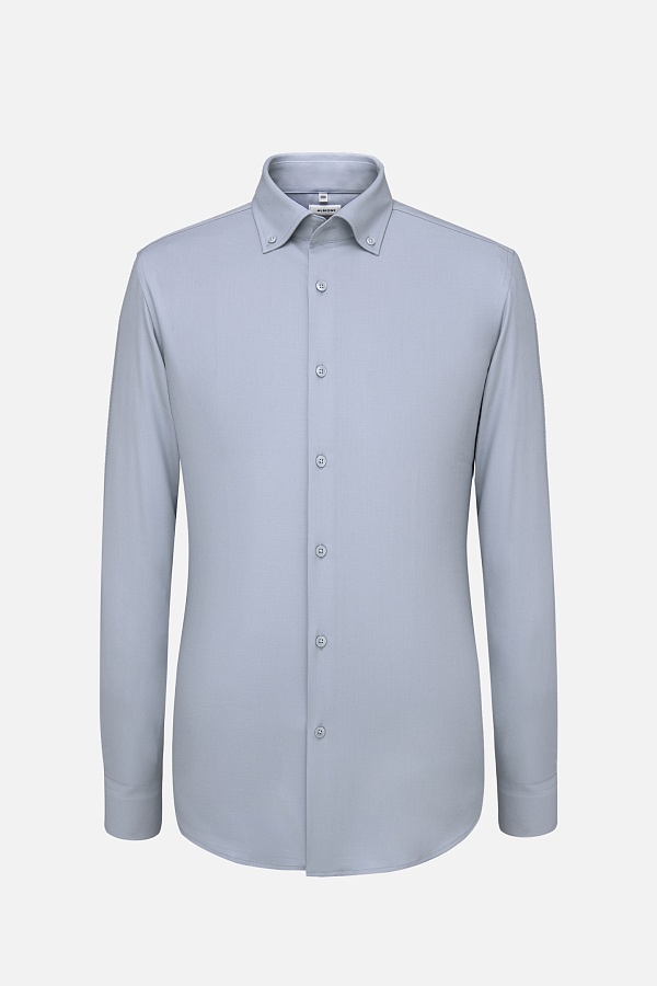 Серая однотонная сорочка