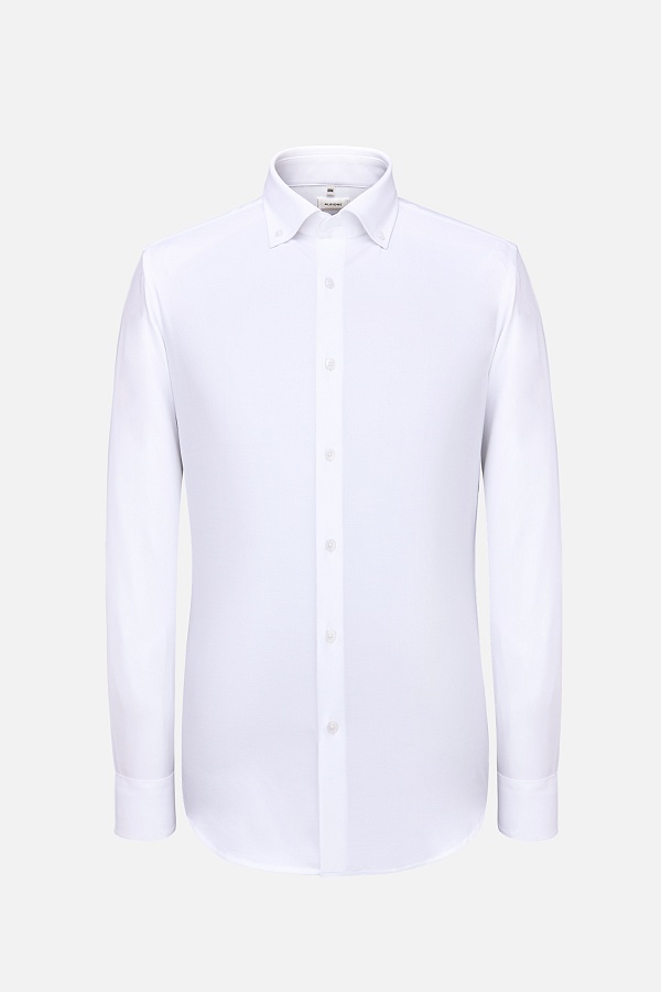 Белая однотонная сорочка