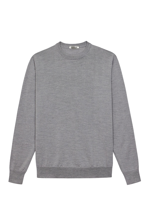 Джемпер серого цвета из шерсти