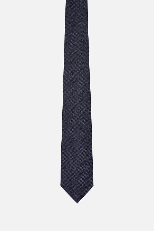 Стильный черный галстук