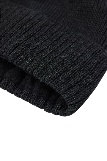 Шапка "Томатин" темно-серого цвета