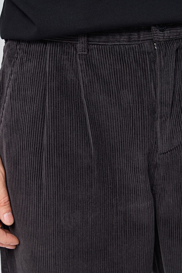 Графитовые вельветовые брюки