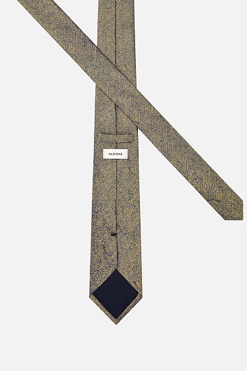 Галстук горчичного цвета