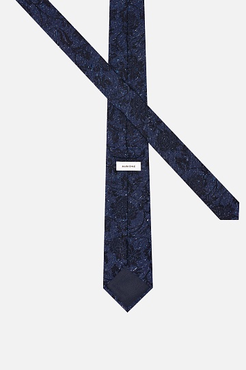 Черный стильный галстук