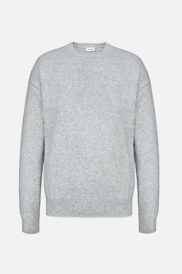 Серый джемпер с эффектом меланж