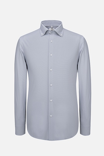 Серая однотонная сорочка