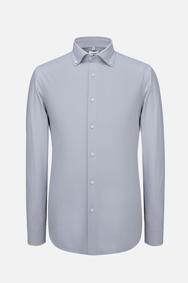 Серая однотонная сорочка