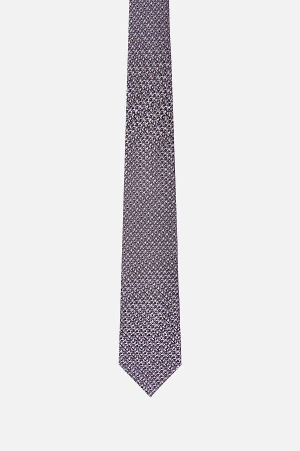 Серый текстурный галстук