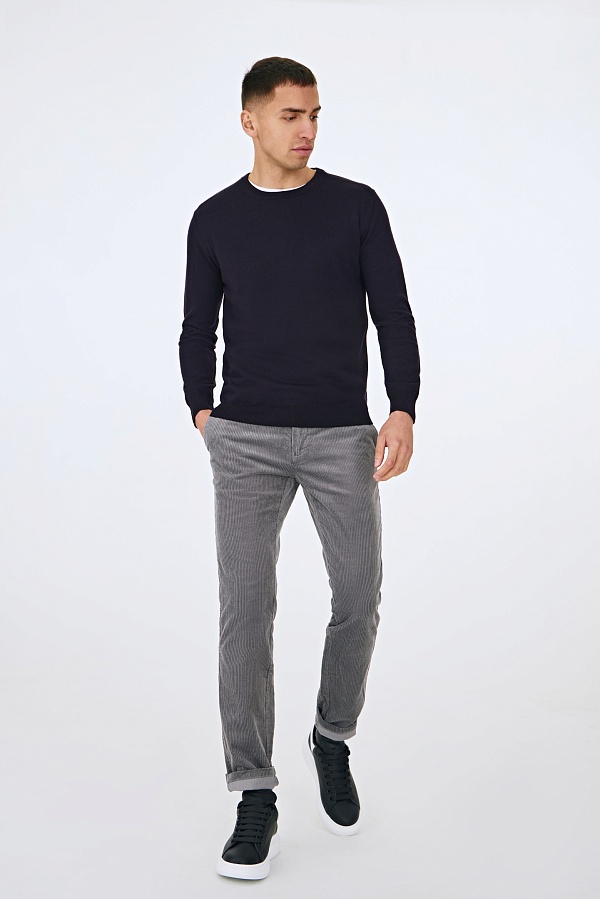 Темно-фиолетовый джемпер