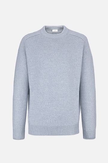 Сиреневый джемпер из шерсти