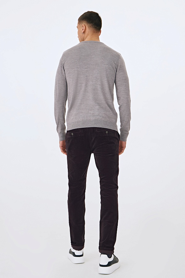 Серый джемпер с эффектом меланж