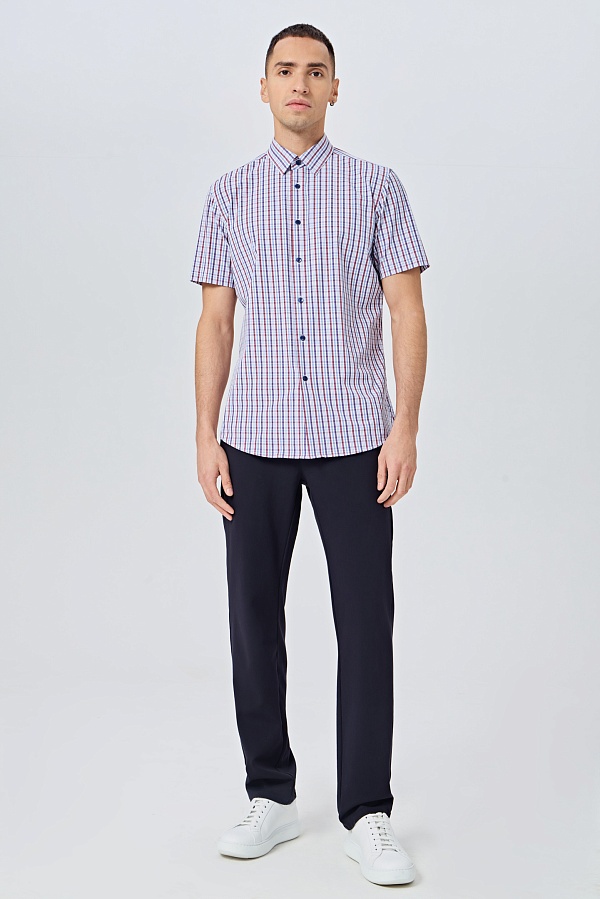 Темно-синие брюки