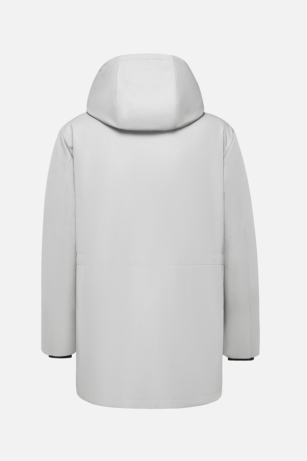 Парка светло-серого цвета