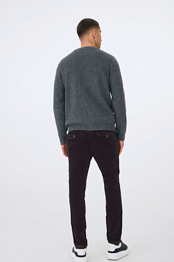 Серый джемпер с эффектом меланж